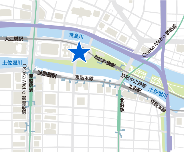 中之島エリア 地図