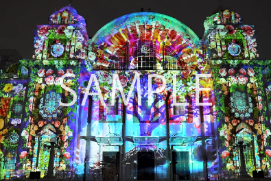 1. 大阪市中央公会堂壁面プロジェクションマッピング①