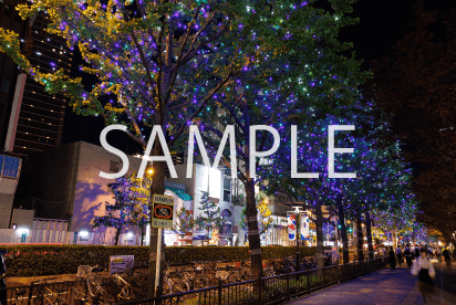 3. ブルー×ホワイト_阪神前~梅田新道(実際の様子)